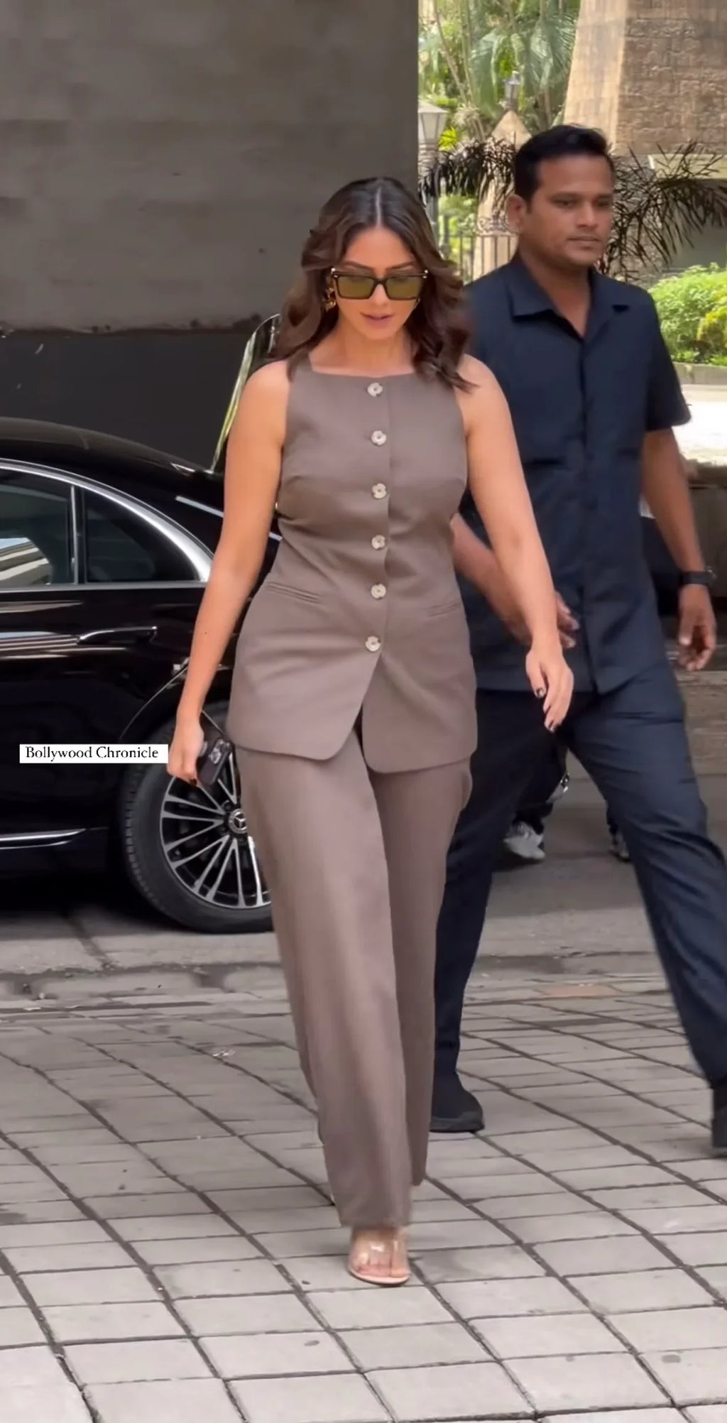 Mrunal Thakur Muse Front Waistcoat & Trousers