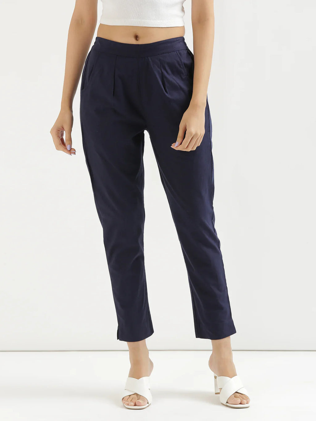 Navy Blue Cotton