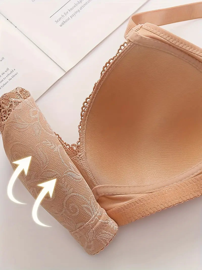 6pcs Women's Floral Lace Push-Up Bras(pack of 6)