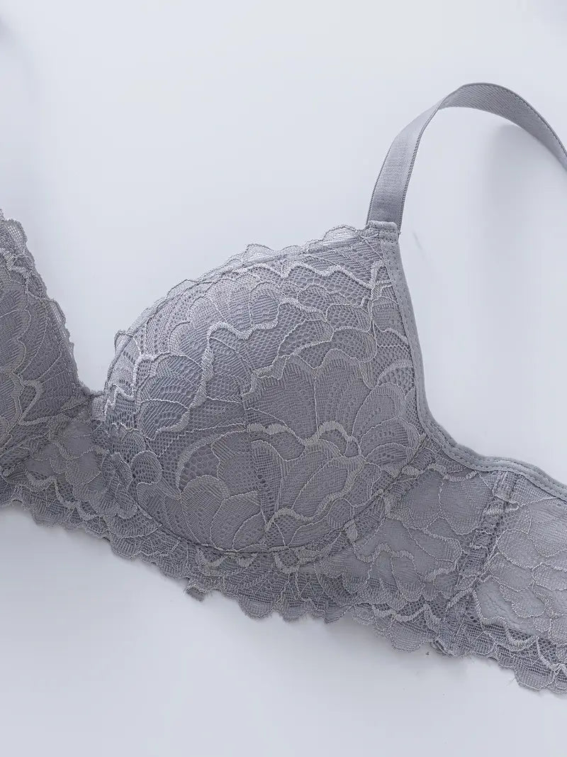 6pcs Women's Floral Lace Push-Up Bras(pack of 6)