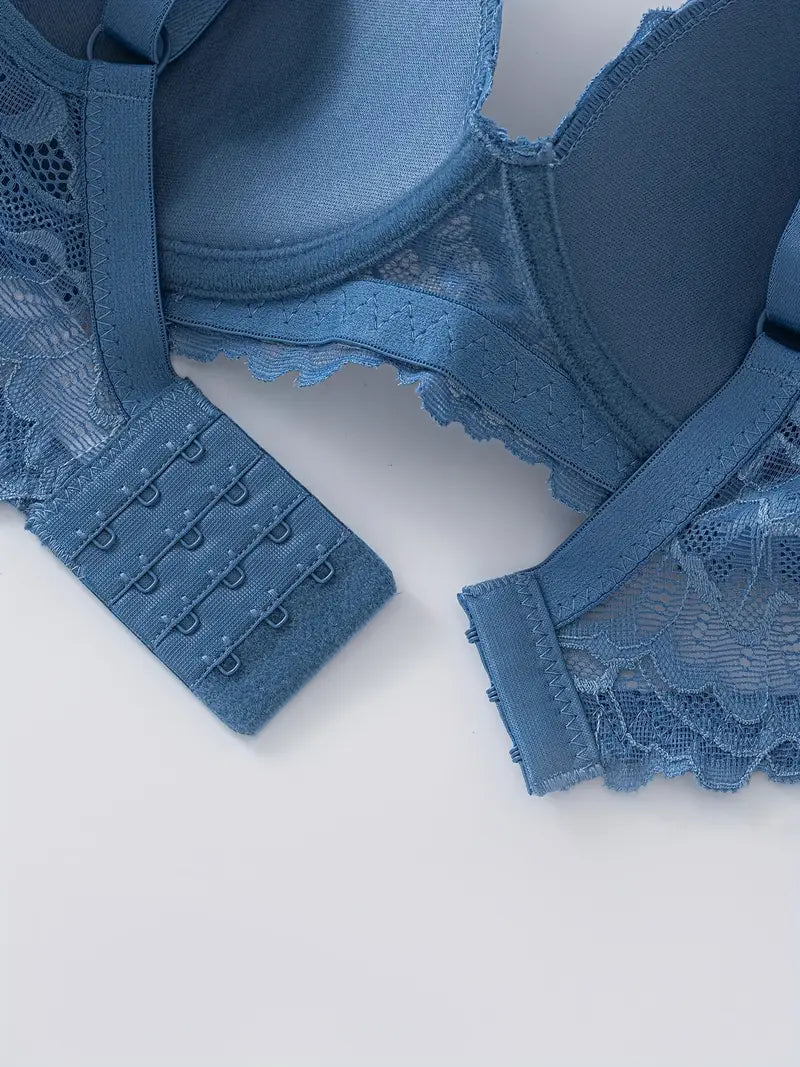 6pcs Women's Floral Lace Push-Up Bras(pack of 6)