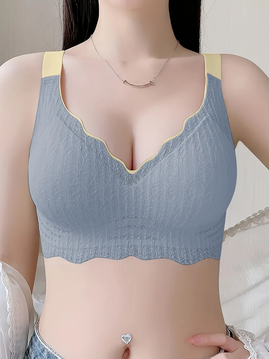 6pcs Women's Floral Lace Push-Up Bras(pack of 6)