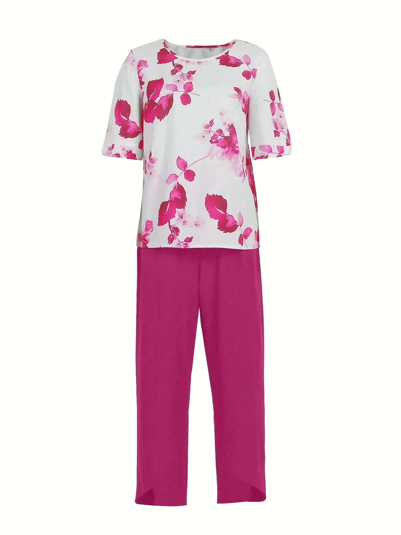 Chill Mode Co-Ord Set Half Sleeve T-shirt & Straight Leg Pant