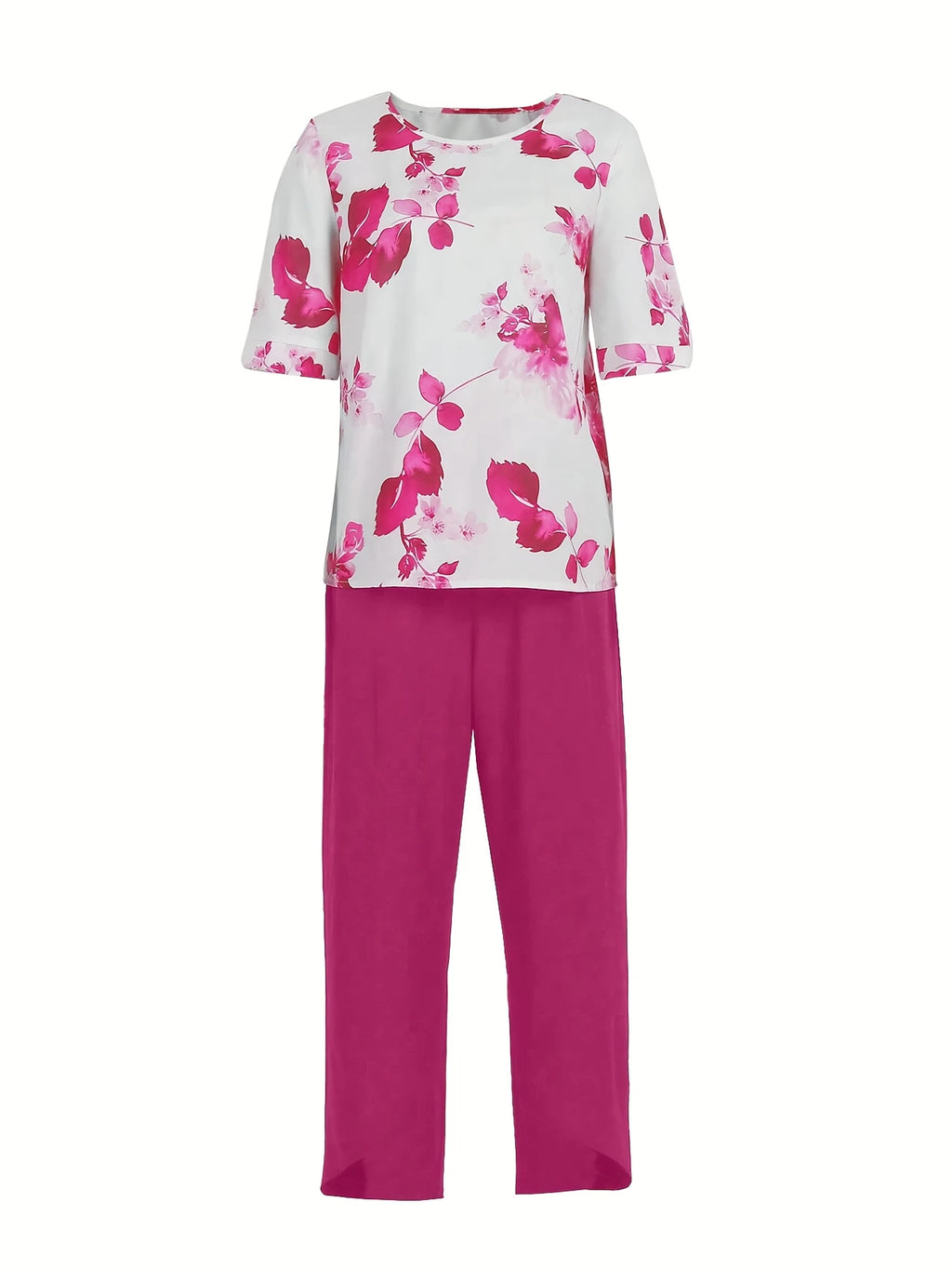 Chill Mode Co-Ord Set Half Sleeve T-shirt & Straight Leg Pant
