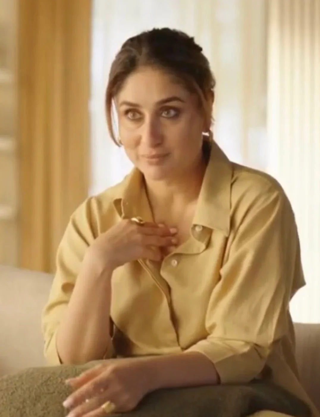 Jahnvi Kapoor Muse Caramel Coord Set