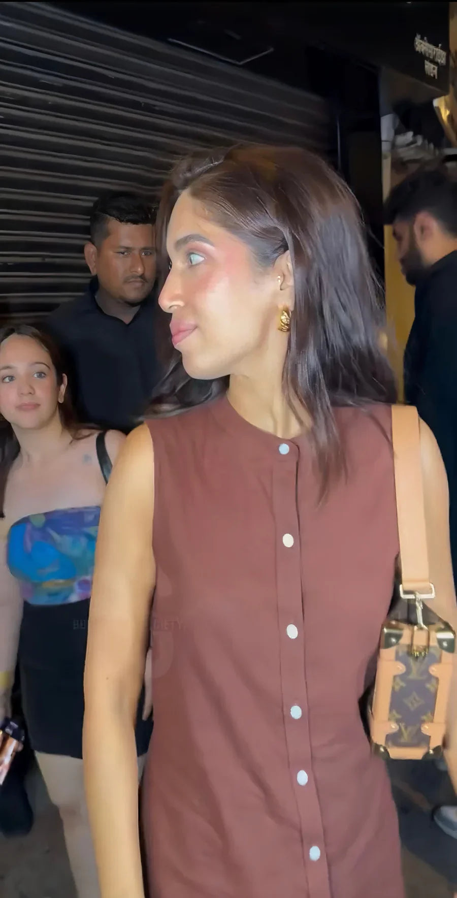 Bhumi Pednekar Muse Brown Coord Set