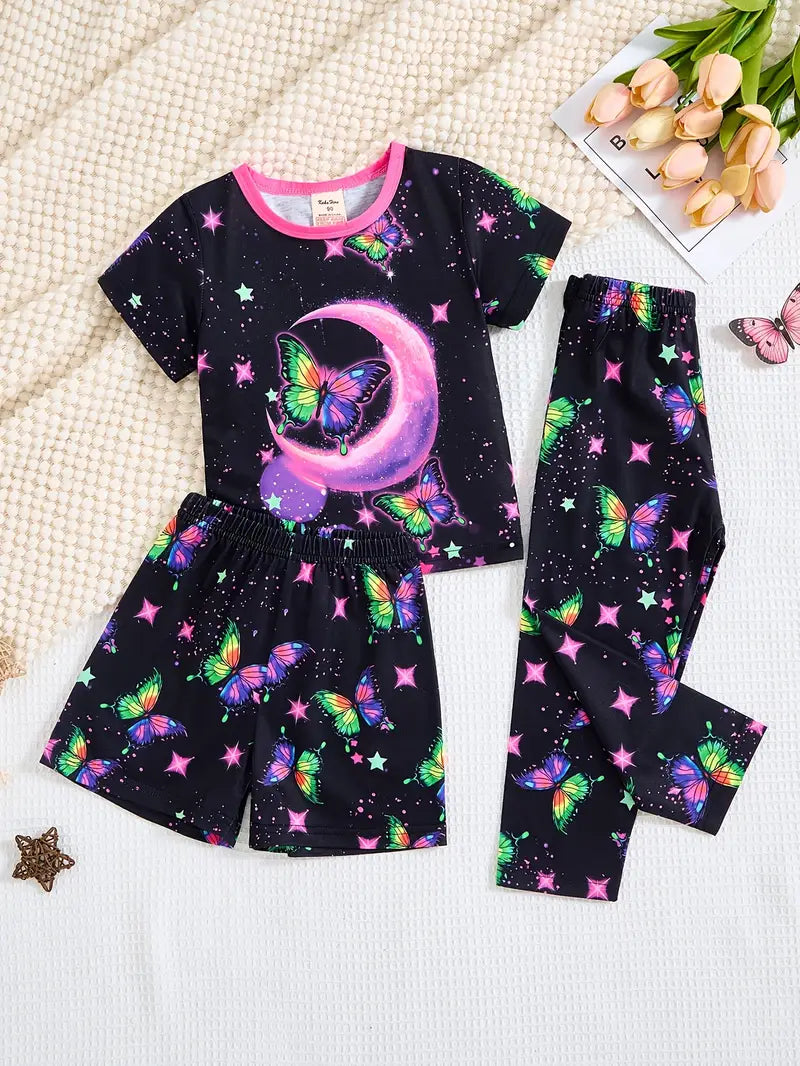 Girls 3PC Pajama Set