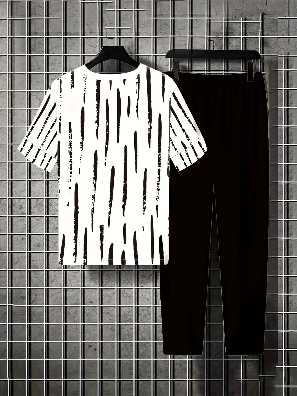 Chill Mode Co-Ord Set Half Sleeve T-shirt & Straight Leg Pant