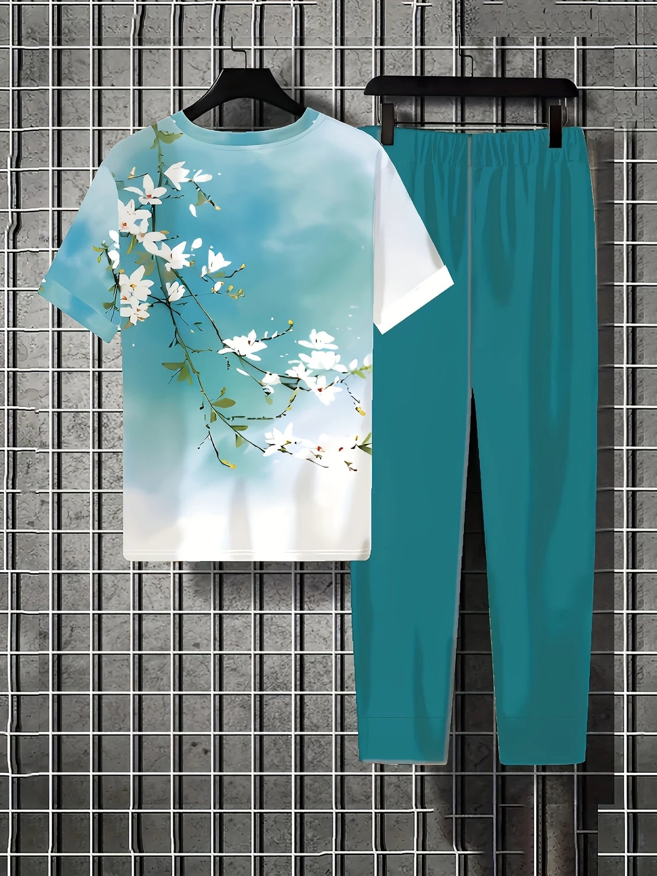 Chill Mode Co-Ord Set Half Sleeve T-shirt & Straight Leg Pant