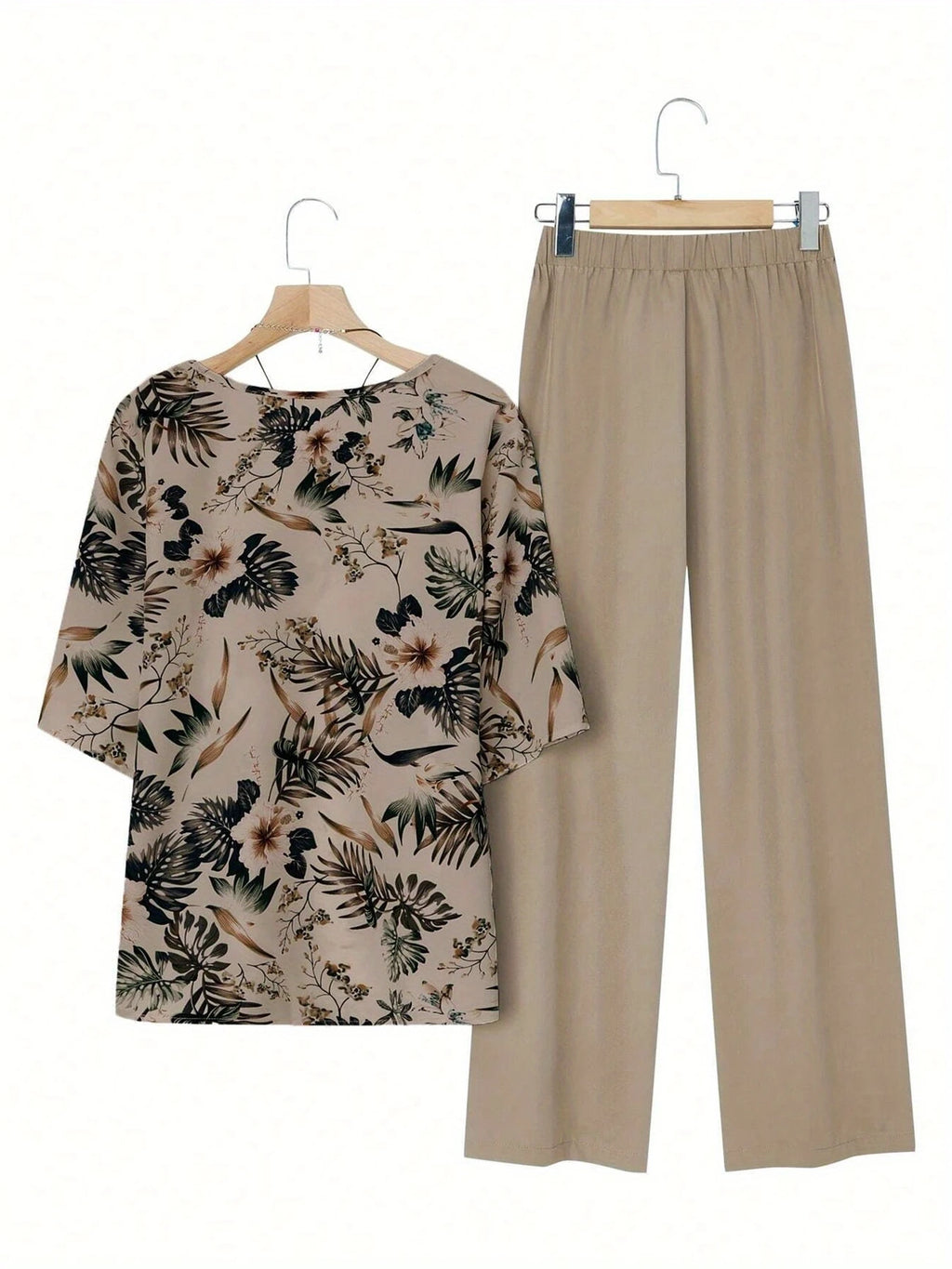 Chill Mode Co-Ord Set Half Sleeve T-shirt & Straight Leg Pant