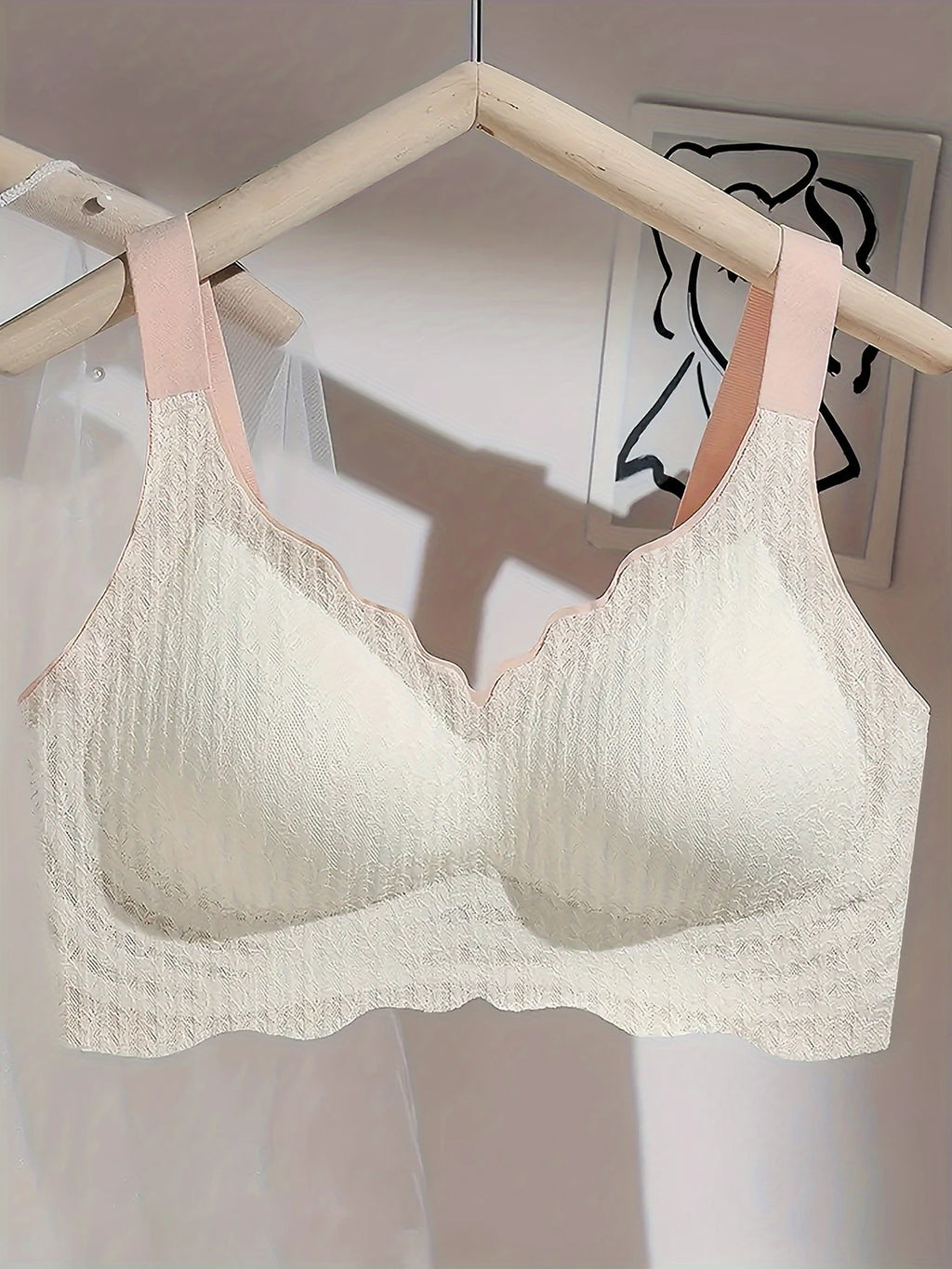 6pcs Women's Floral Lace Push-Up Bras(pack of 6)