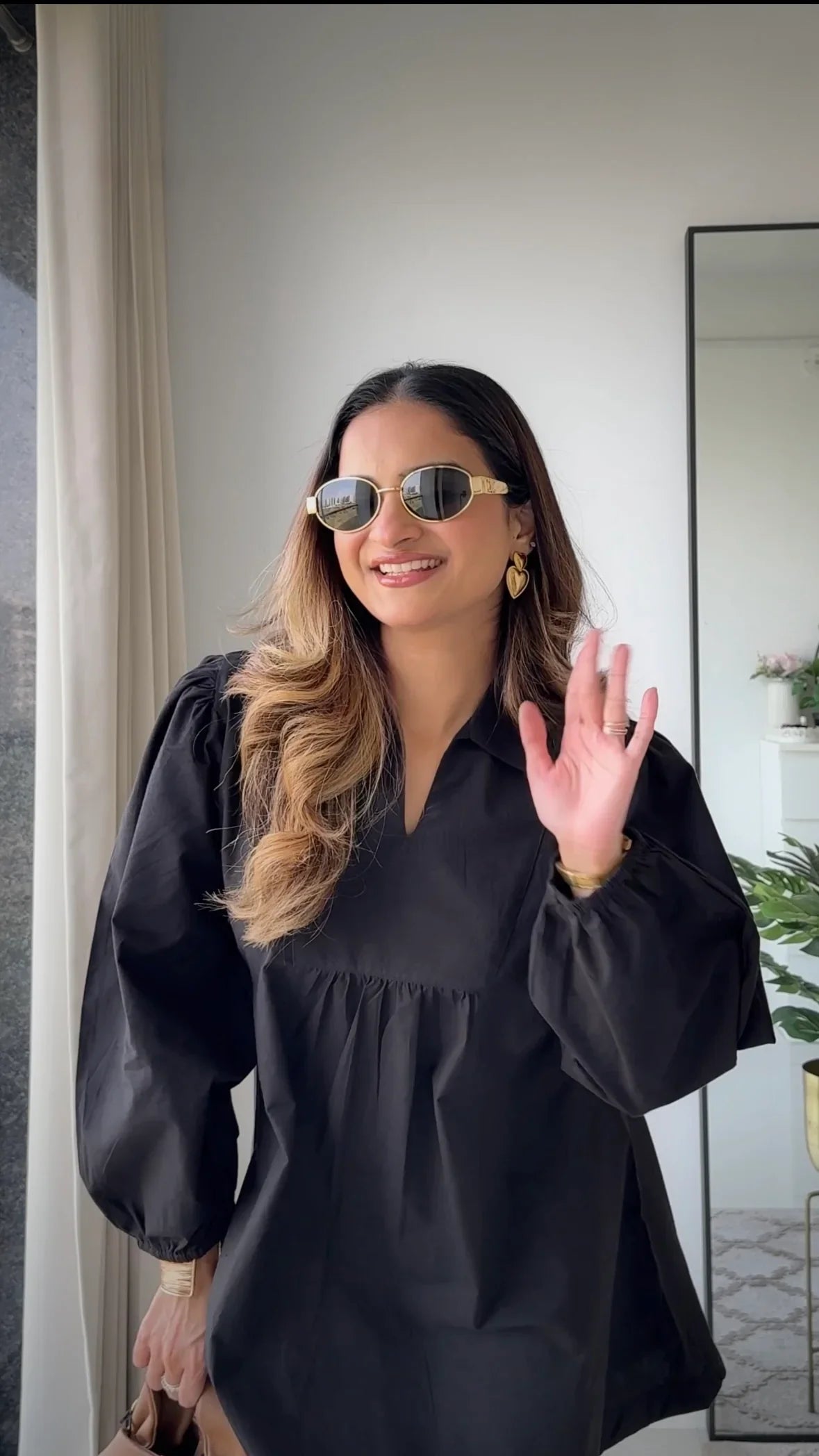 Timeless Black Poplin Dress