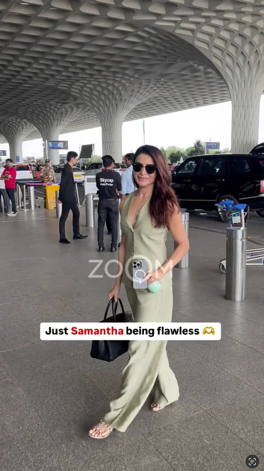 Samantha Muse Leaf Vest Coat & Pant Set