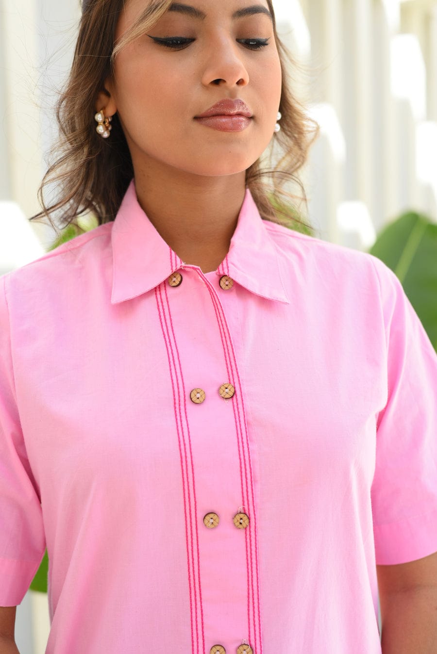 Rose Cookie Linen Coord Set