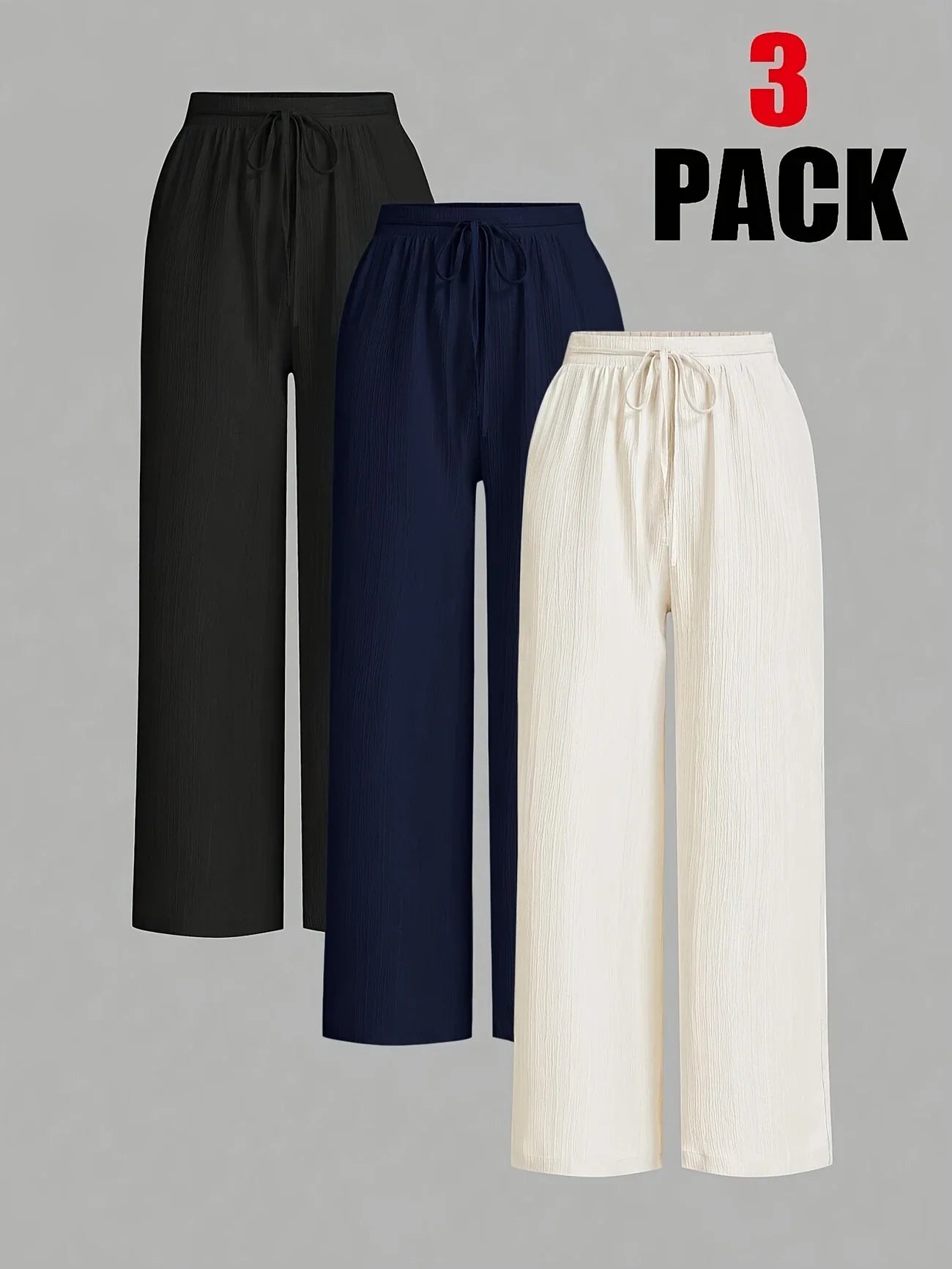 Elegant Women's Wide-Leg Pants Set