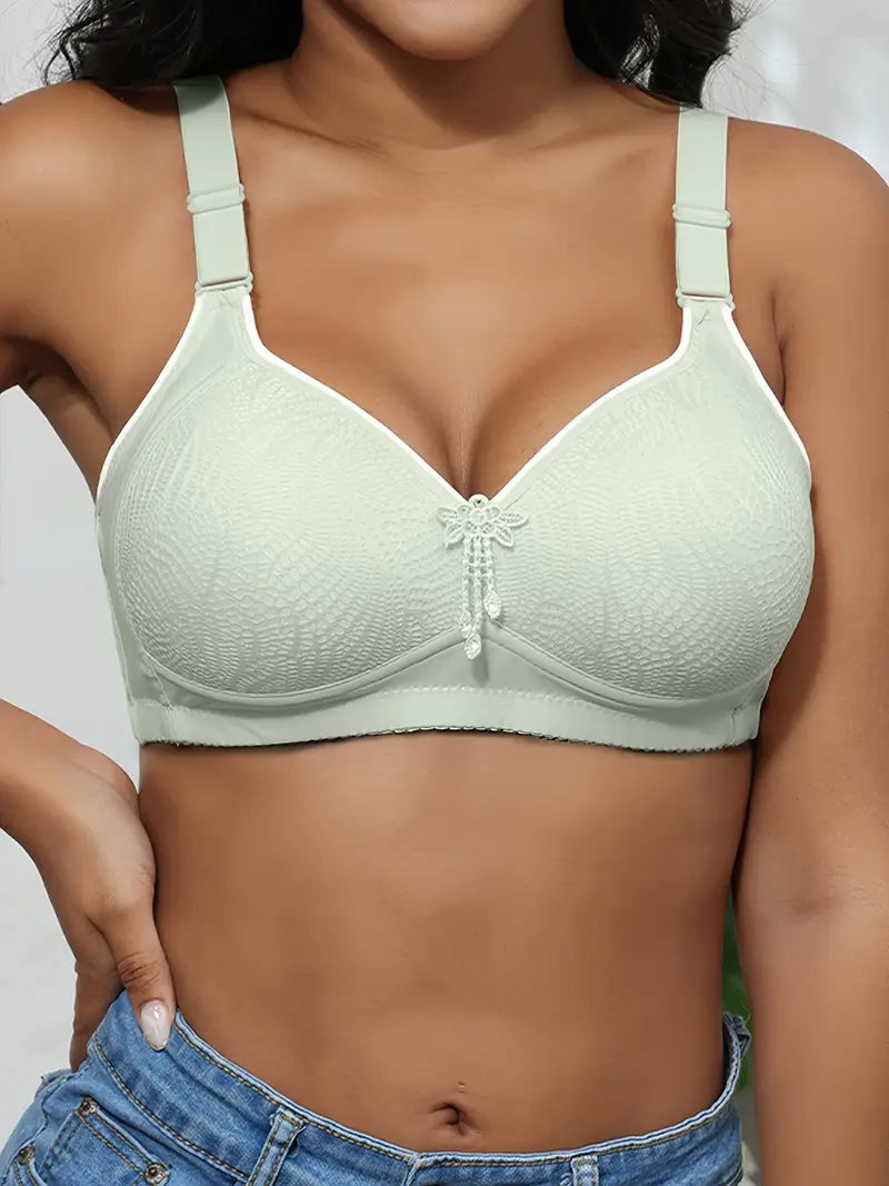 6pcs Women's Floral Lace Push-Up Bras(pack of 6)