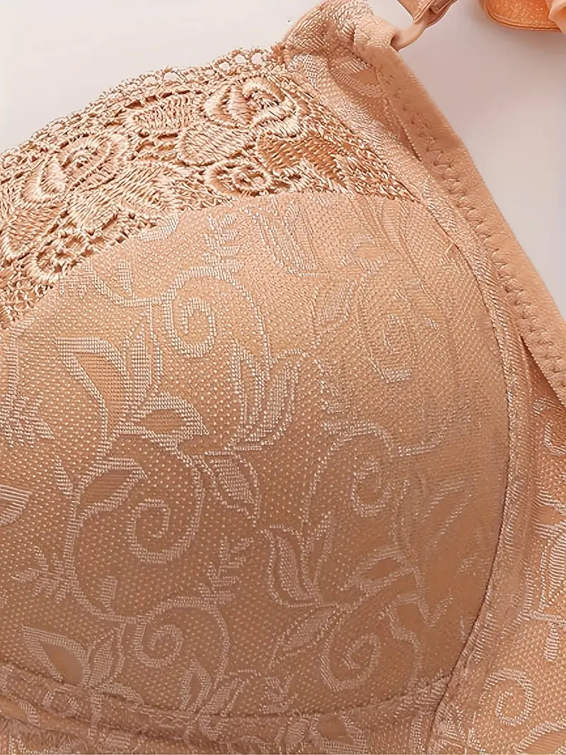 6pcs Women's Floral Lace Push-Up Bras(pack of 6)