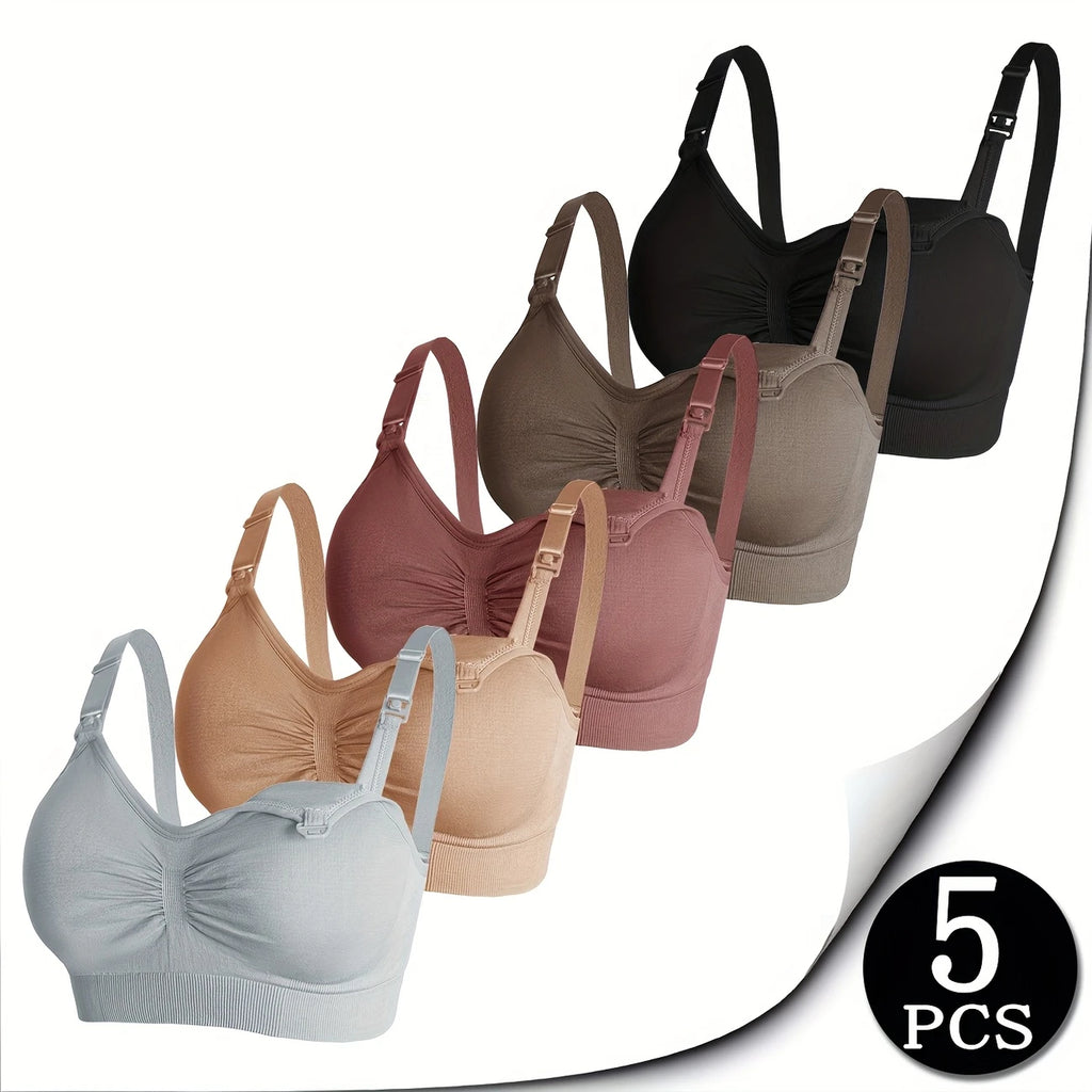 6pcs Women's Floral Lace Push-Up Bras(pack of 6)