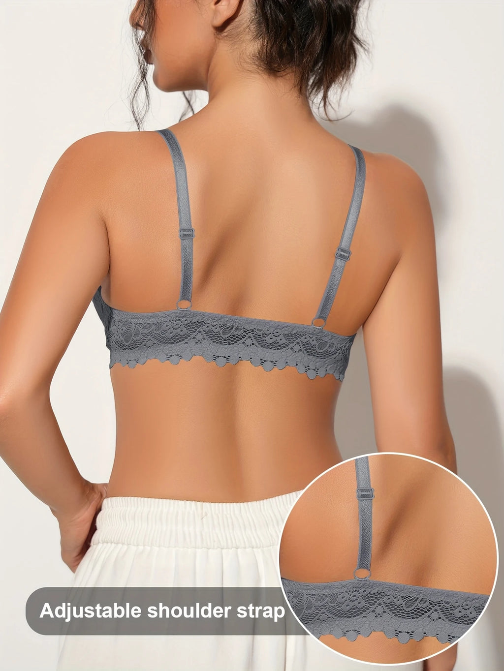 6pcs Women's Floral Lace Push-Up Bras(pack of 6)