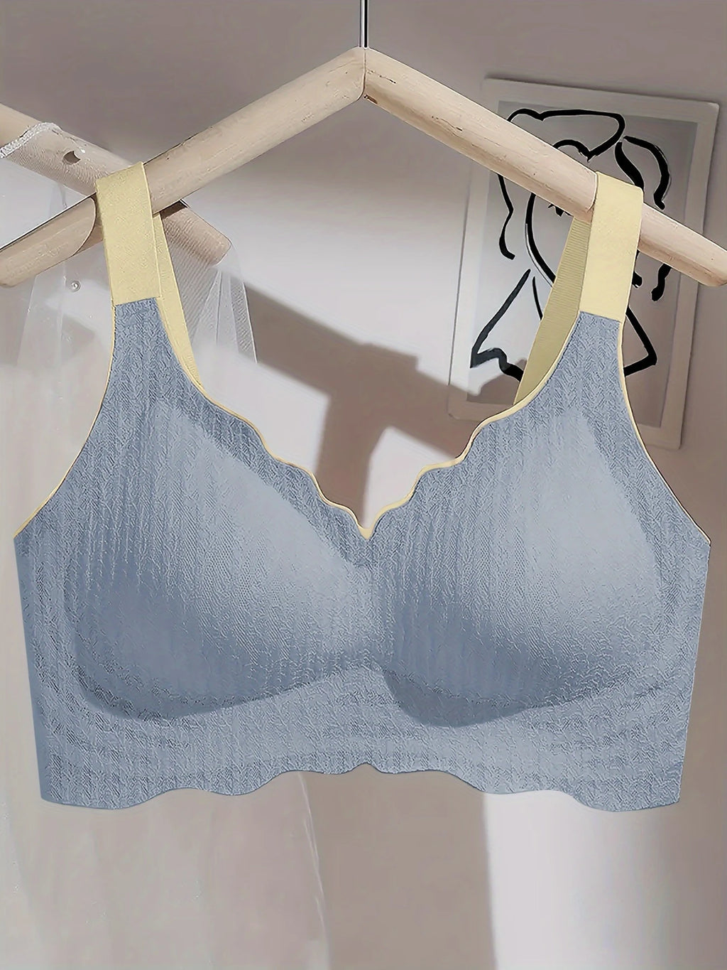 6pcs Women's Floral Lace Push-Up Bras(pack of 6)