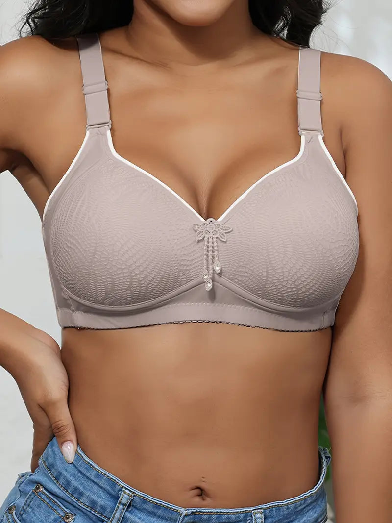 6pcs Women's Floral Lace Push-Up Bras(pack of 6)