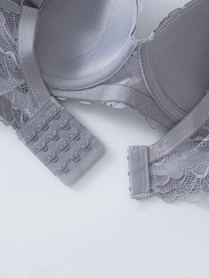 6pcs Women's Floral Lace Push-Up Bras(pack of 6)