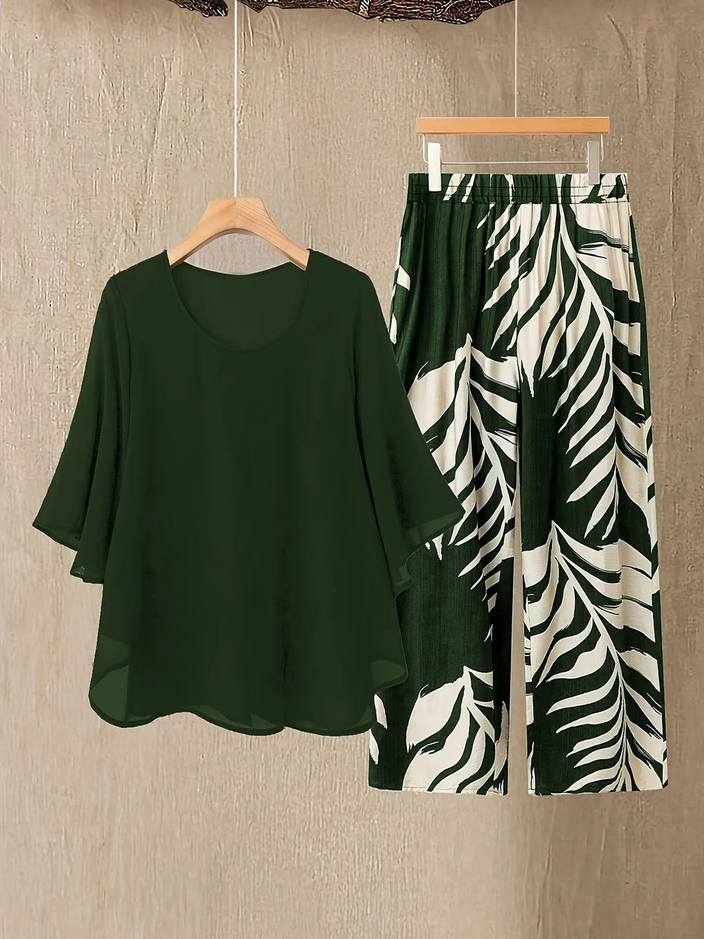 Chill Mode Co-Ord Set Half Sleeve T-shirt & Straight Leg Pant