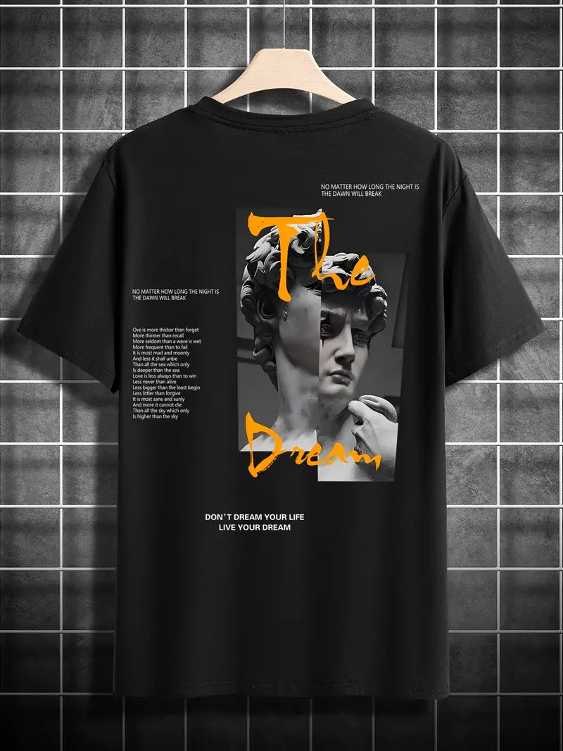 Men's 3-in-1 Graphic Tee Set – Bold Letter Print | Summer Streetwear Essentials