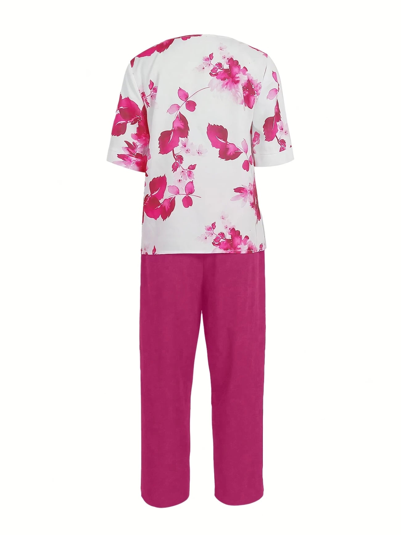 Chill Mode Co-Ord Set Half Sleeve T-shirt & Straight Leg Pant
