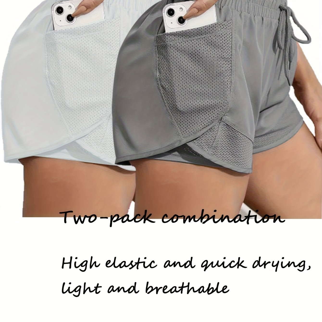 Chic Yoga Shorts Set