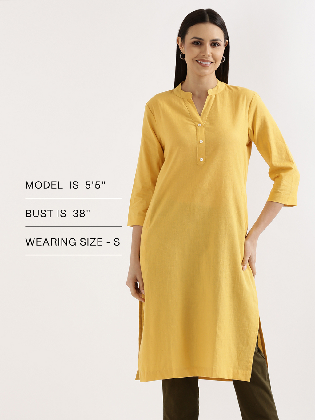 Breezy Linen Long Kurta