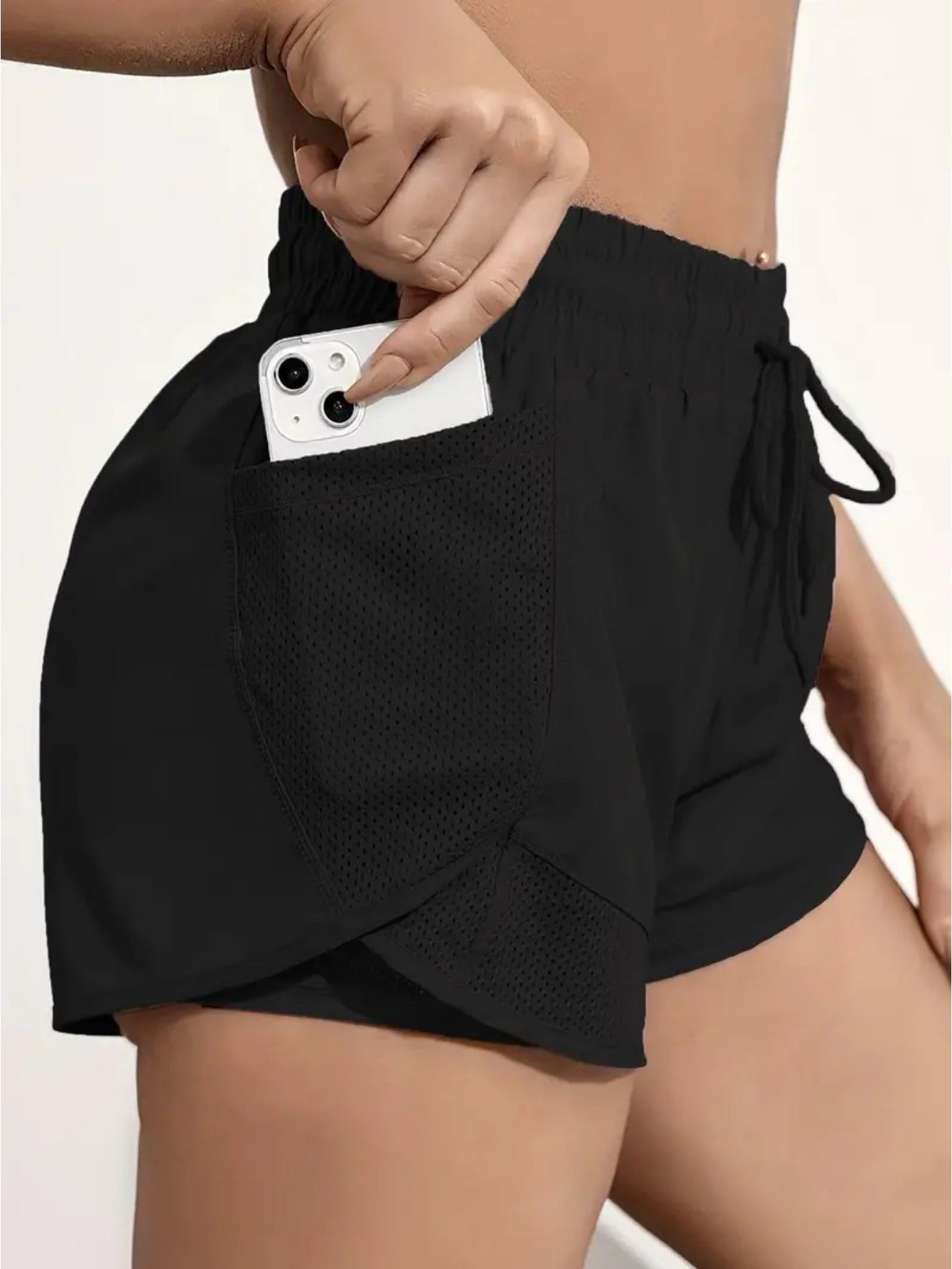 Chic Yoga Shorts Set