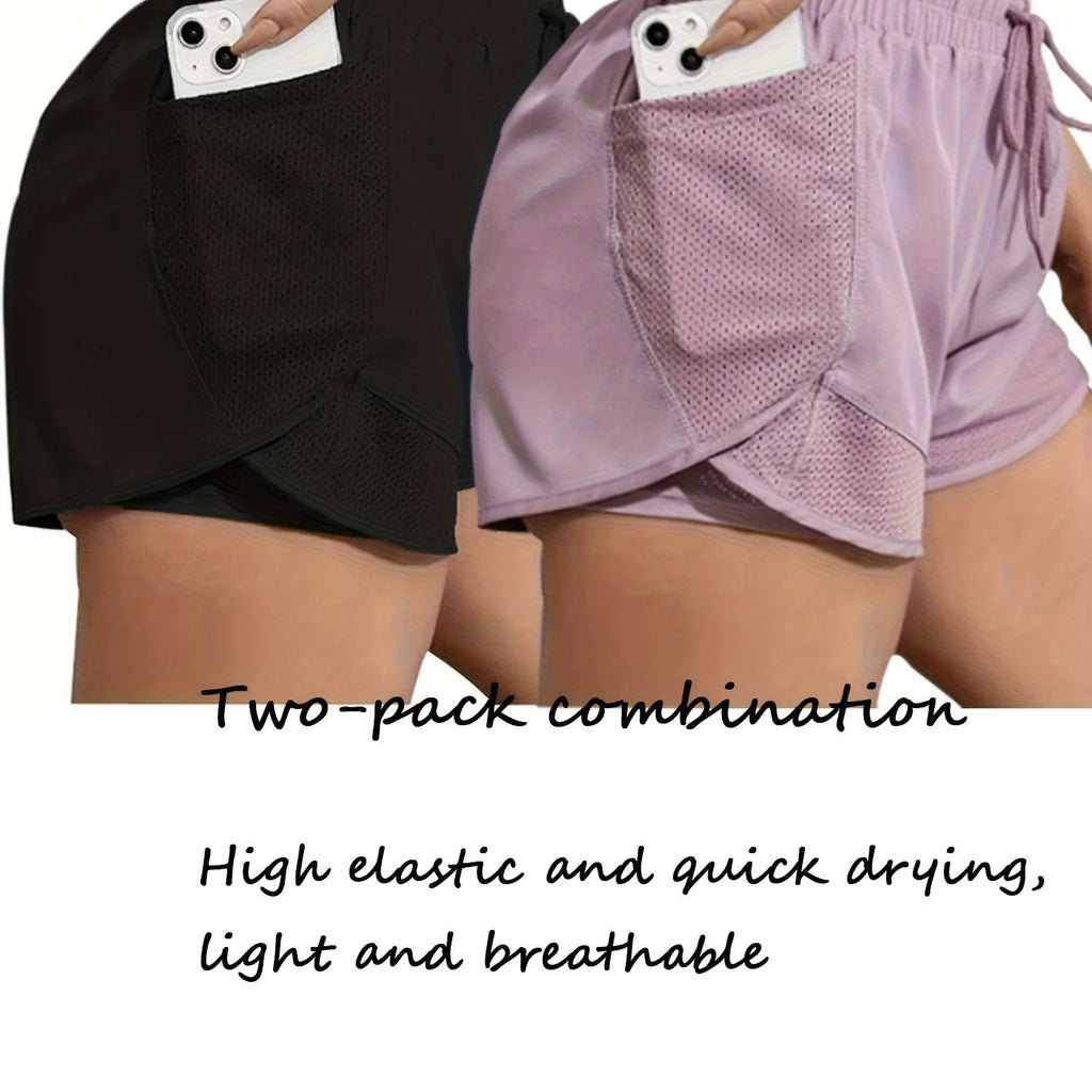 Chic Yoga Shorts Set