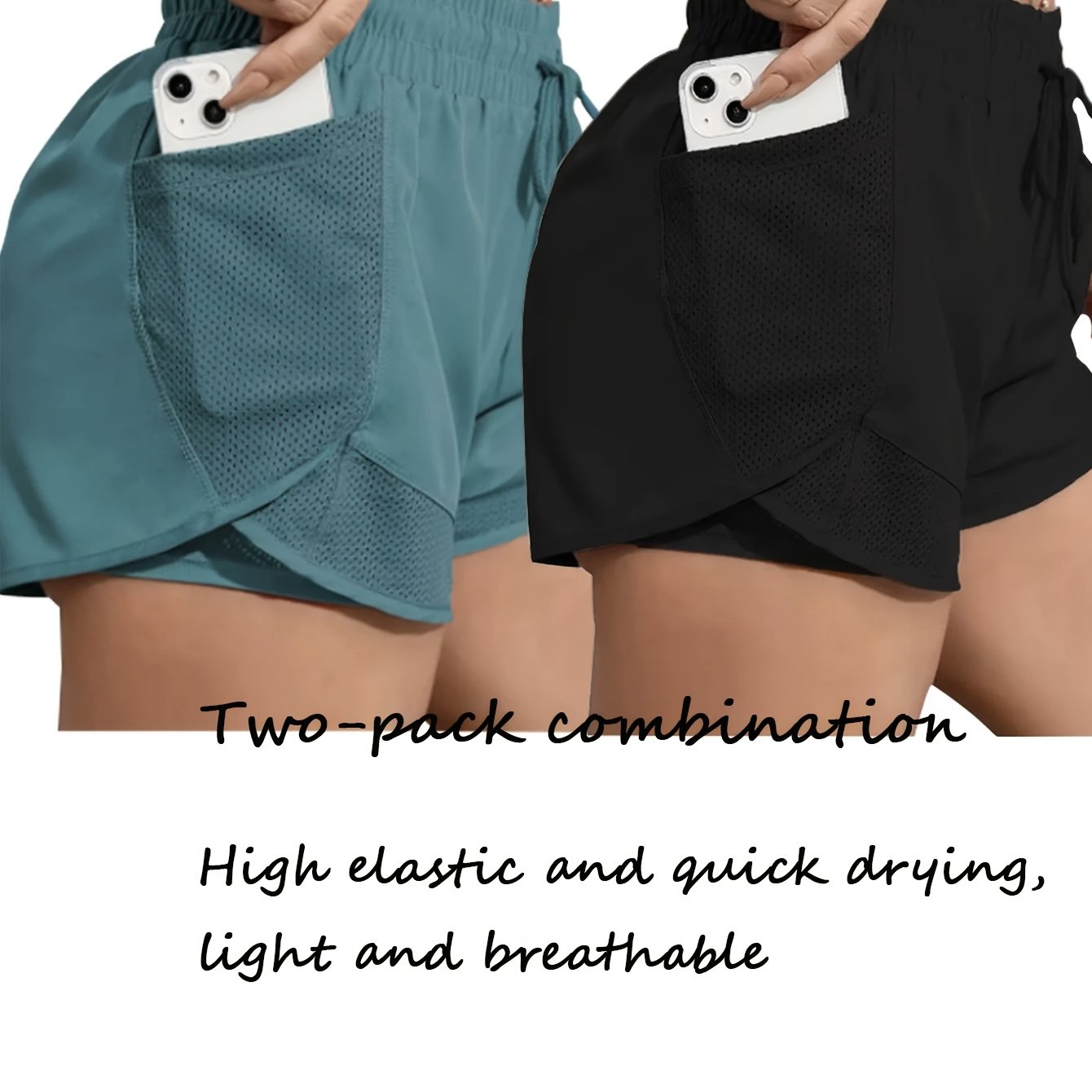 Chic Yoga Shorts Set