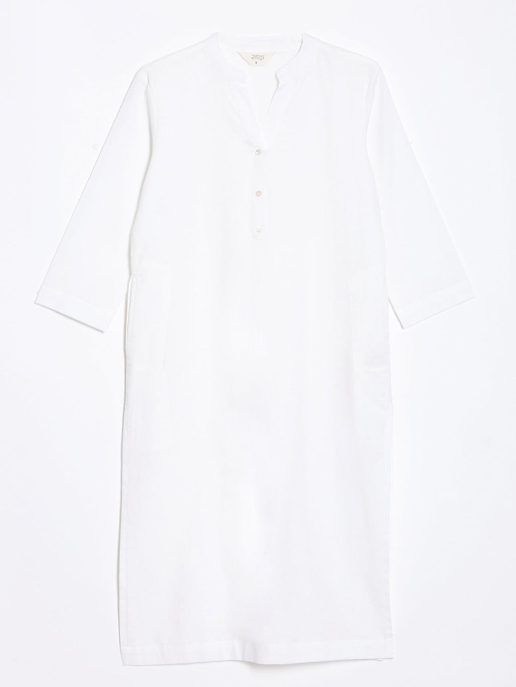 Breezy White Linen Kurta