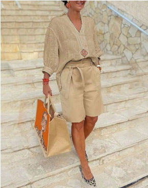 European cotton casual suits