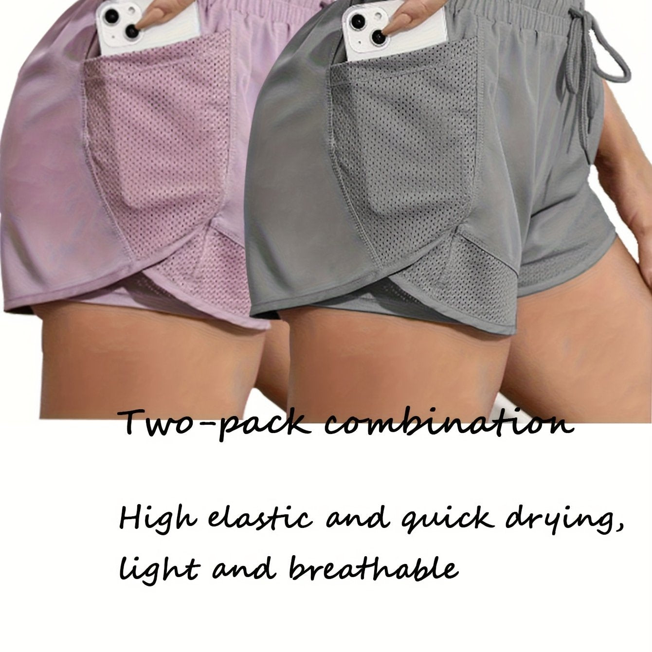 Chic Yoga Shorts Set