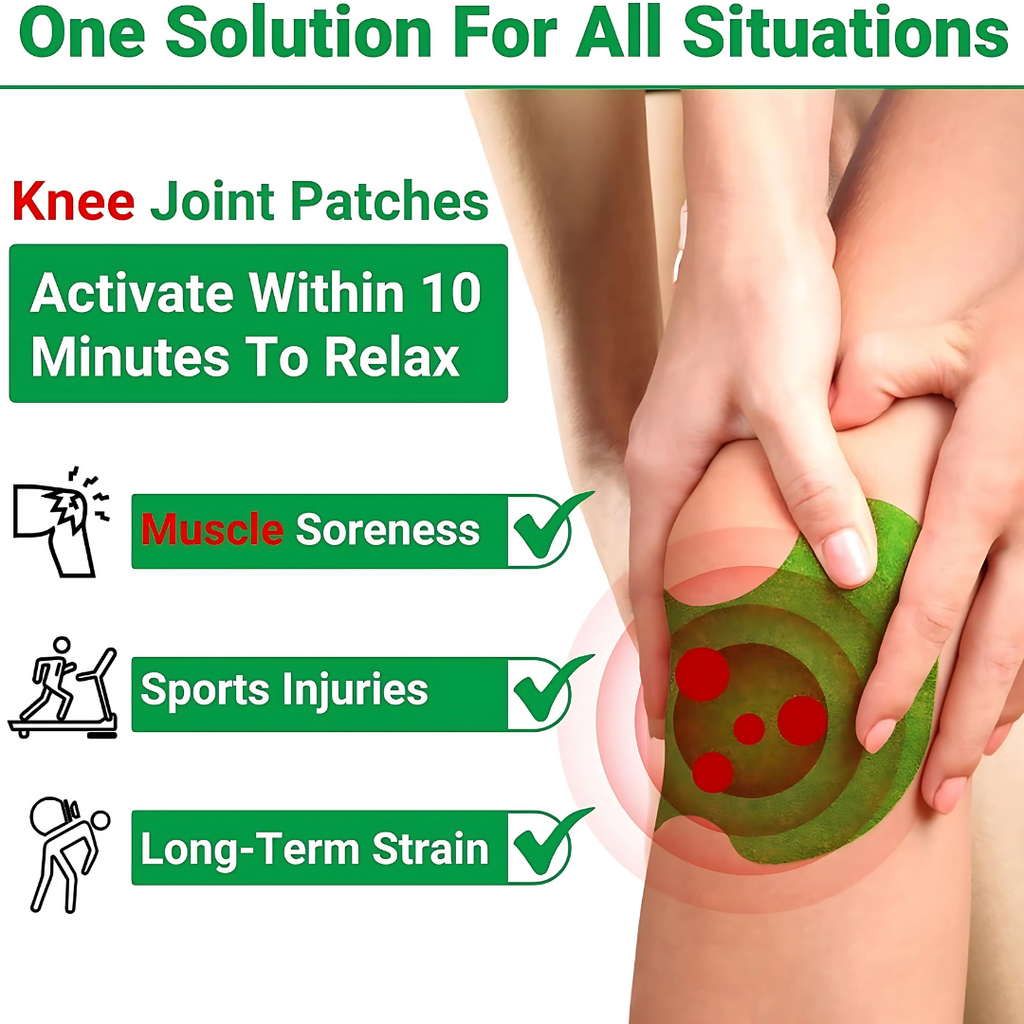 Knee Pain Relief Patches - Pack of 10